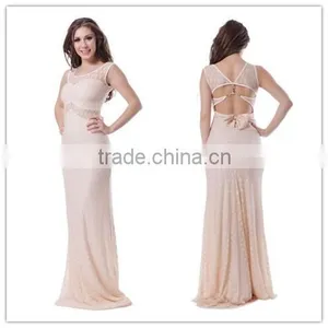 Professional Wholesale Mature Women Party Wear Full Size Long Dress in Floor Pattern thumbnail-1