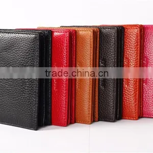 Genuine Leather Card Holder Name Card Wallet Business Card Case thumbnail-6