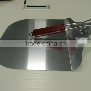 Stainless Steel Pizza Paddle With Wooden Handle thumbnail-6