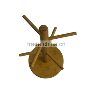 DT004/Tree Shape Bamboo Kitchen Accessories Stand, Bamboo Flat Utensil Rack, Bamboo Spoon Rack thumbnail-2