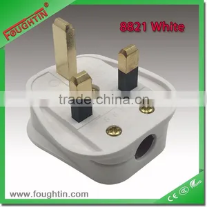 UK Certified SASO Certified PC Electric Plug 13A Fused Plug thumbnail-2