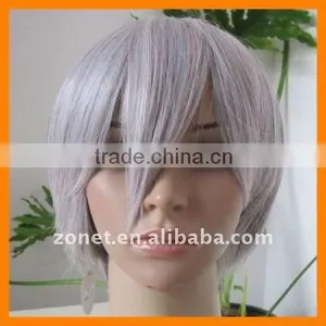 Fashion Cosplay Silver Gray Wig thumbnail-1