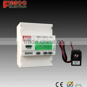 EM427 CT 120/240V 1.5(6)A ct Operated Two Phase Smart Bi-directional Modbus Electric Energy Meter thumbnail-1