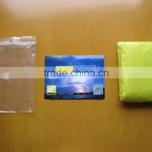 LOGO Printed Promotional PE Disposable Raincoat thumbnail-6