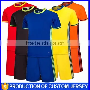 The New Wholesale Custom Blank Dry Fit Material Shirt Team Soccer Uniforms Kit thumbnail-1