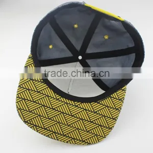 Custom Fashion 5 Panel Flat Bill Hat Cap thumbnail-5
