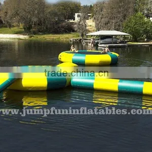 Commercial Water Trampoline Water Park,Double Inflatable Trampoline With Water Blob thumbnail-1