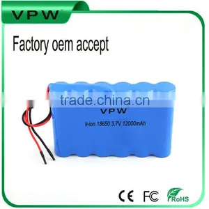 Rechargeable Portable Dvd Lithium Ion Battery Pack Msds 3.7v 12000mah thumbnail-1