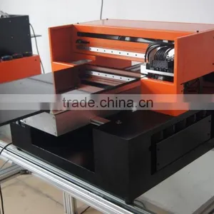2015 Best Sales Digital Led uv Flatbed Printer, Stable Quality A3 Size uv Printer Printing Onto PVC Card, USB, Wood, Case thumbnail-1