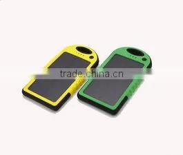 2016 Hotsale Waterproof Solar Power Bank 5000mAh, Portable Solar Charger thumbnail-6