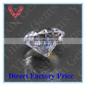 4.0mm White Color Round Shape Cubic Zirconia Fashion in Stock Factory thumbnail-2