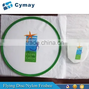 Custom Small Folding Cloth Frisbee Fabric Soft Frisbee thumbnail-5