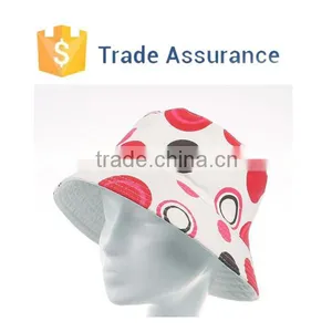 2015 Ladies Womens Colorful Bucket Hat , Summer Printing Bucket Hat, Bucket Sun Hats Caps Wholesale thumbnail-2