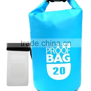 Foldable Outdoor Waterproof Plastic Dry Bag With Shoulder Strap Dry Sack for Kayaking thumbnail-1