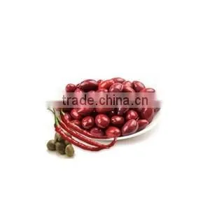 High Quality 100% Tunisian Table Olives,Purple Olives Broken With Cayenne Peppers and Capers, Purple Olives 370 ml Glass Jar thumbnail-3
