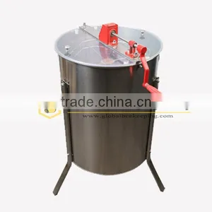 High Quality Beekeeping Equipment 4 Frames Manual Honey Extractor thumbnail-2