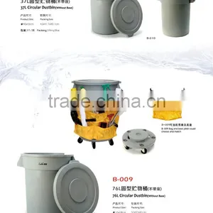 Circular Dustbin/Half-round Head Dustbin/Funnel Dustbin for Sale/Circular Barrel With Good Qualtiy thumbnail-2