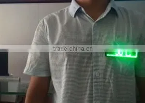 Digital Led Small Screen Chest Card Badge /p2 Electronic Mini Name Tag Led Display /single Color Display Mini Small Name Badge thumbnail-6