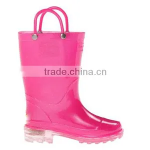 Kids Light-Up Solid Rain Boot thumbnail-1