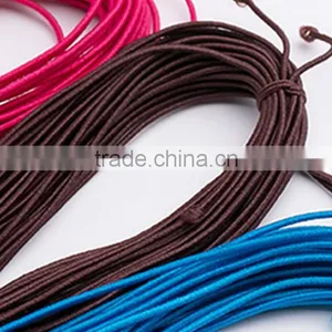 China OEM Factory 6mm Bead Elastic String Colorful Beads Core Spun Rope thumbnail-4