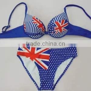 Flag Bandeau Bikini thumbnail-1