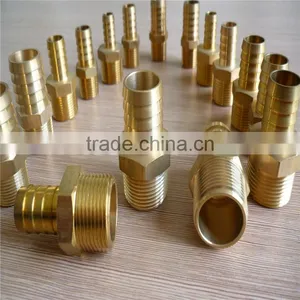 1/4''x6/8/10/12/14/16/18/20mm Pu/pvc Brass Straight Hose Connector thumbnail-2