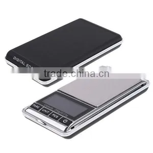 Mini 200g 0.01g Digital Jewelry Scale Weight Electronic Pocket + Carrying Pouch thumbnail-1