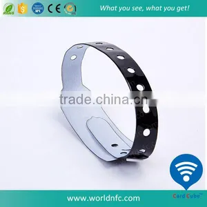Competitive Price PVC Material NFC NTAG216 RFID Wristband thumbnail-4