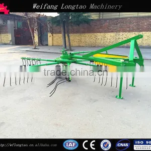Tractor 3pt Wheel Hayrake 8 Rotors Hay Rake for Sale thumbnail-2