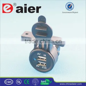 Dual Port Car USB Charger Socket Splitter thumbnail-1