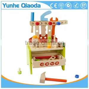 Creative DIY Wooden Tool Table Assembly Toy Disassembling Screw Toys thumbnail-1