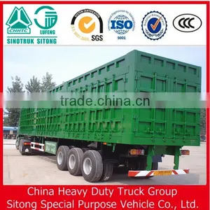 50t Truck Trailer 3 Axle Box Trailer Van Cargo Semi Trailer in China for Sale thumbnail-1