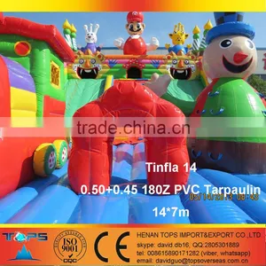 Inflatable Slide Tinfla 14 in PVC Tarpaulin Mario thumbnail-3