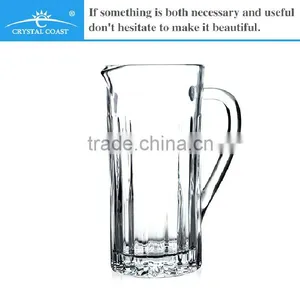 Wholesale Large Unique Decorative Water Beer Pitcher With Handle thumbnail-1