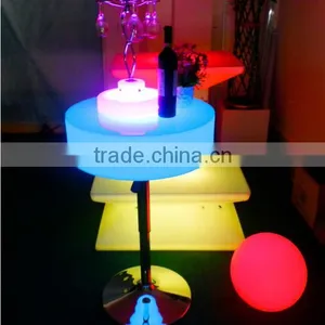 HUAJUN Popular Style Wooden Bar Counter Design /bar Counter Furniture With Led Light thumbnail-1