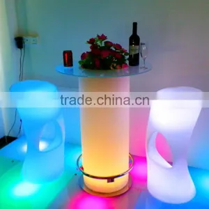 HUAJUN Hot Sales LED Bar Furniture/ PE Material / Waterproof LED Bar Table thumbnail-3