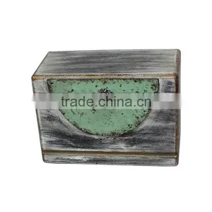 Customized Home Storage Decorative Antique Design Natural Wood Box thumbnail-3