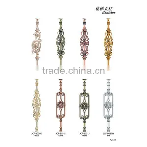 Luxury Design Decorative Color Coated Aluminum Indoor Railing Stair Baluster thumbnail-5