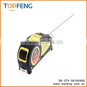 Laser Spirit Level With Measure Tape 18 / 5.5m Foot thumbnail-1