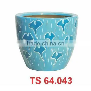 Vietnam Ceramic Indoor Flower Pottery for Home and Garden thumbnail-3