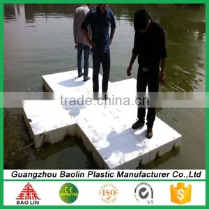 PE Plastic Modular Floating Dock thumbnail-1