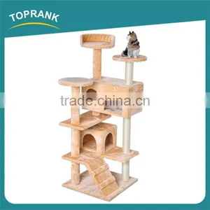 TOPRANK Factory Wholesale New Designed Cat Tree Scratcher For Cats Cat Scratcher Tree thumbnail-1