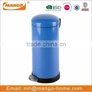 Unique Colored Metal Foot Pedal Trash Can thumbnail-5
