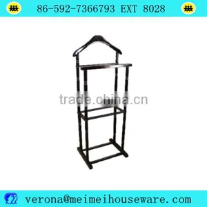 Home Furniture Wooden Men's Suit Valet Stand thumbnail-1