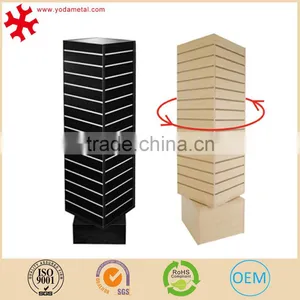 Revolving Wooden Slatwall Display With Spinner Rotating thumbnail-5