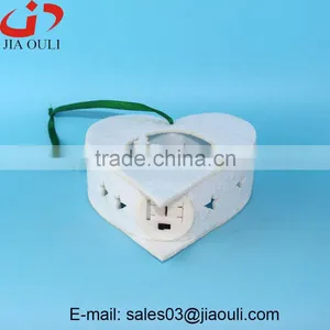 Hot Sales Christmas Decorations With LED Light Non-woven Hanging Heart thumbnail-6