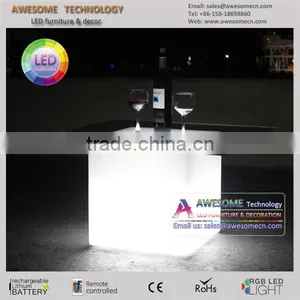 Glass Top Led Furniture Party Coffee Table (cb800) thumbnail-1