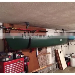 Heavy Duty Garage Utility Canoe, Kayak Bicycle Ceiling Lift Hoist Pulley Storage thumbnail-3