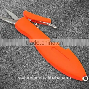 Hot Sale White Folding Plastic Fishing Line Scissors,fishing Acessory A-210 thumbnail-1