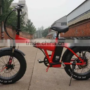 20''*4.0 Folding Electric Bike With 8fun 500W Motor and Sansung 48V 10AH Battery thumbnail-2
